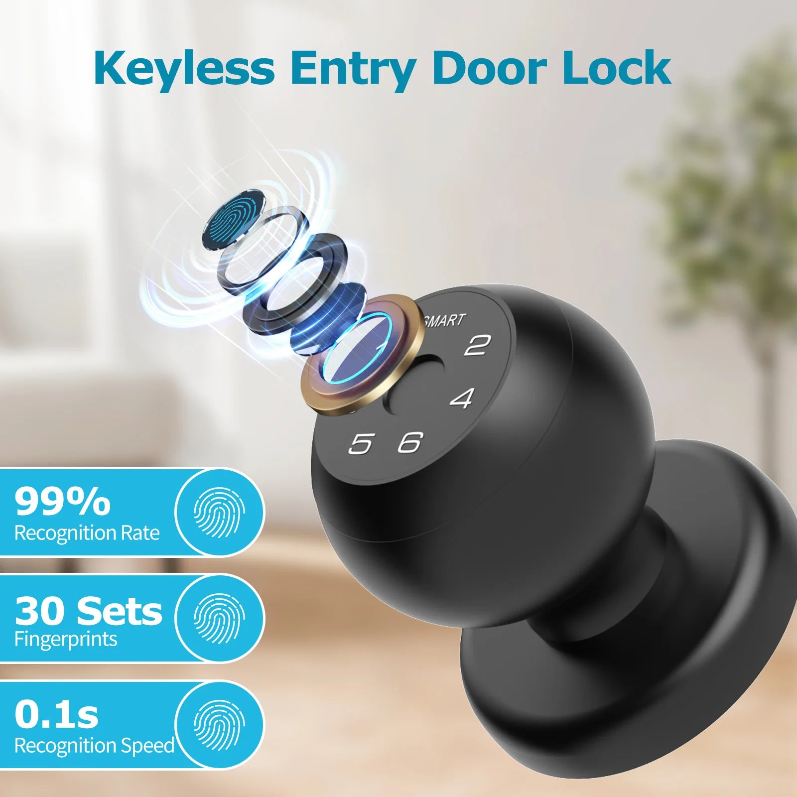 Viladepot Smart Fingerprint Lock