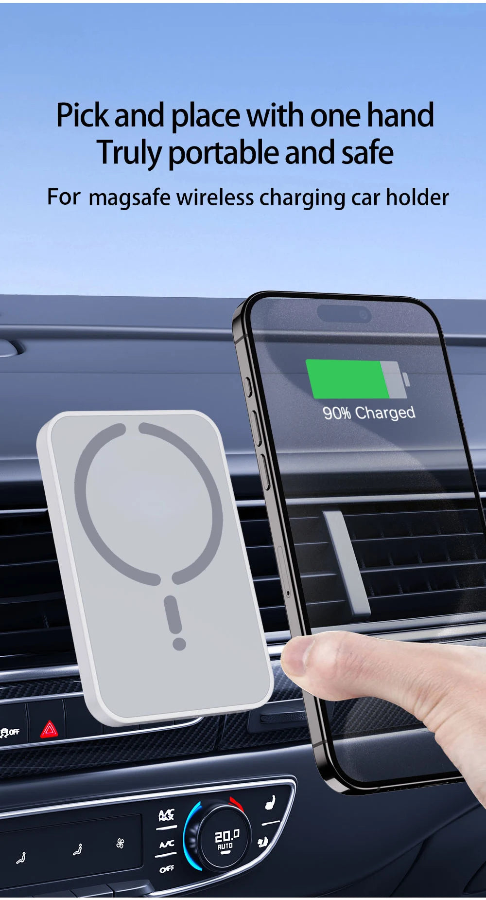 Magnetic Car Phone Charger