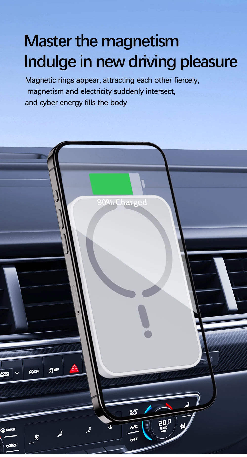 Magnetic Car Phone Charger